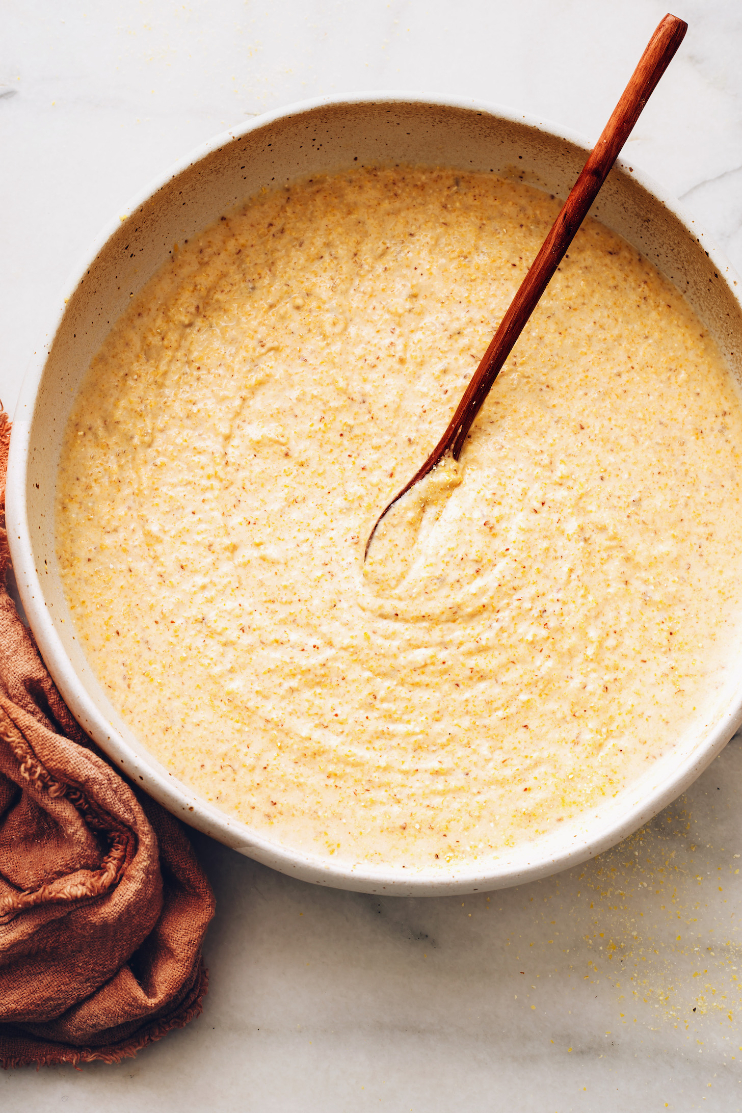 Vegan cornbread batter